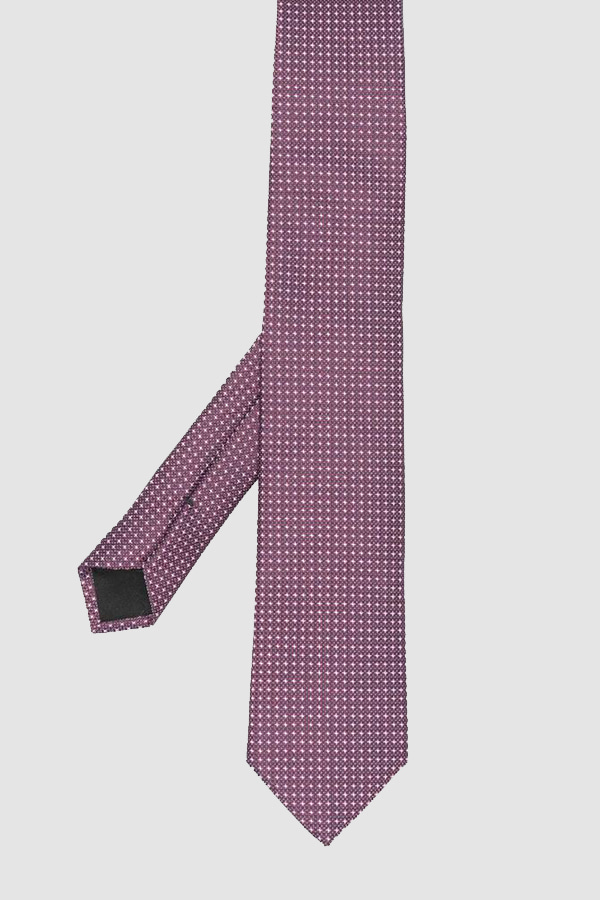 SILK TIE BOSS - 604 BORDEAUX